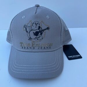 TRUE RELIGION Granite Crystal SnapBack HS TRUCKER HAT NWT
